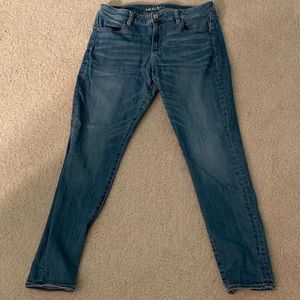Mid-Washed Blue American Eagle Jeans